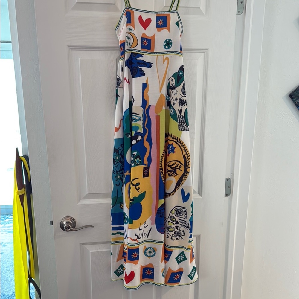 Artistic Graphic Maxi Dress